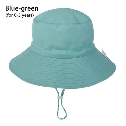 Outdoor Beach Hat Summer Baby Sun Hat for Girls Boys Kids Bucket Cap 0-8 Years ALPENZO