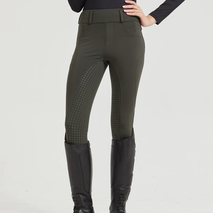 Professional horse riding pants silicone anti-slip quick-dry tight-fitting cycling sports pants for equestrian exams