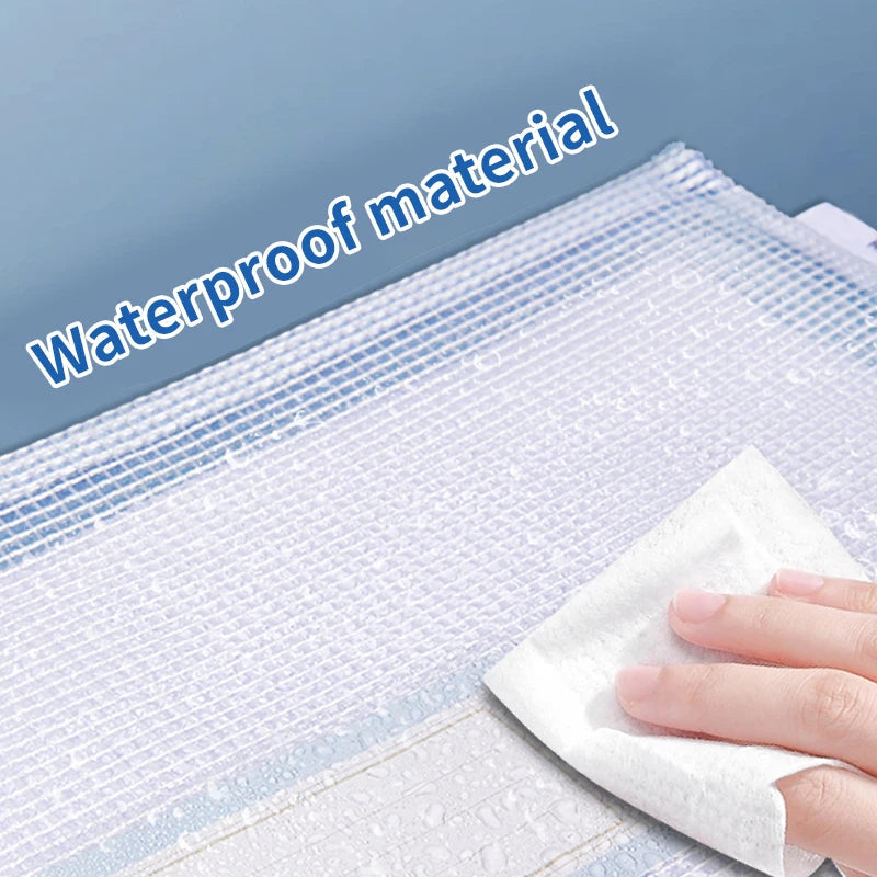 Zipper Mesh Bags A4/A5 Plastic Zipper Bags For Organizing Zipper Mesh Bags Waterproof Clear Travel Bags Office Supplies Document ALPENZO