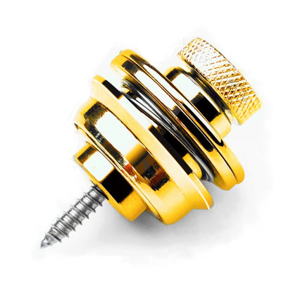 Miwayer Guitar Strap Lock 1 PCS Heavy Duty Metal Button Security Straplock for Electric Acoustic Guitar Bass Ukulele