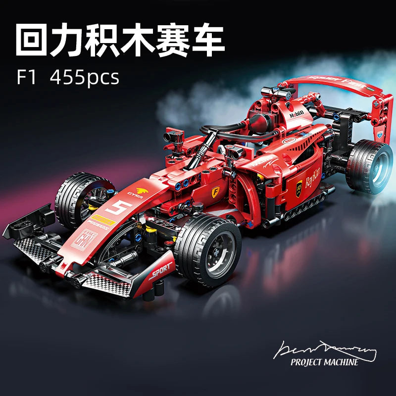 ToylinX F1 RC Race Cars Building Sets MOC Remote Control Car Building Blocks Cool Collectible Model Car Kits Building Toys ALPENZO