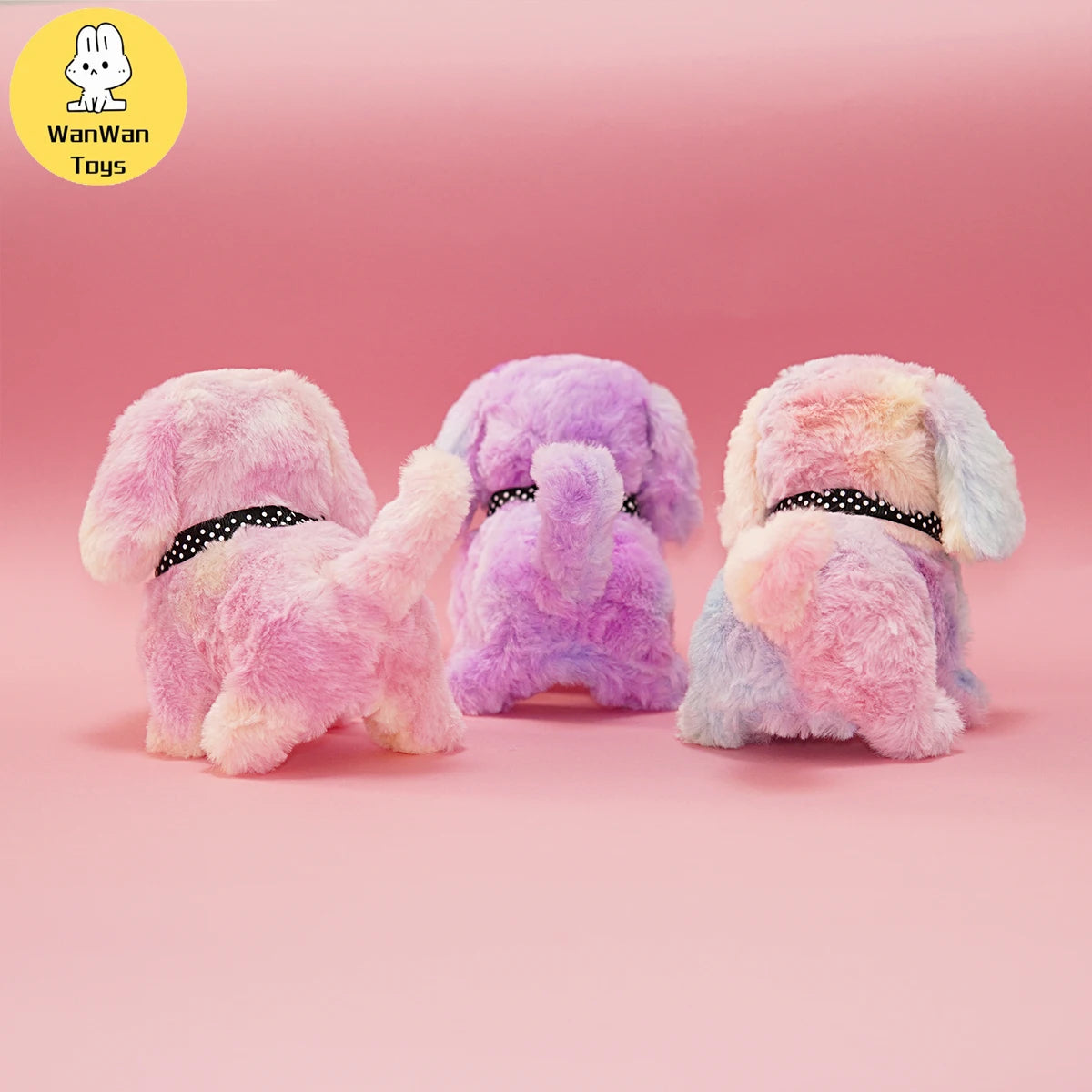 Plush Electric Puppy Simulation Pet Dog Can Walk Teddy Dog Golden Retriever Bichon Frize Dog Children Can Bark Run And Rock ALPENZO