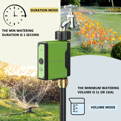ZIGBEE WIFI Garden Watering Timer Smart Sprinkler Drip Irrigation System Built-in Water Flow Recorder Controller TUYA - ALPENZO