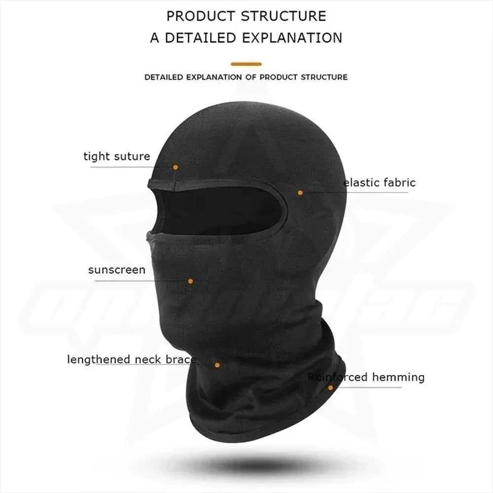 OPHIDIAN Cycling Hood Windproof Sports Headband Motorcycle Hood Sunscreen Mask Bicycle Racing Cycling Helmet Inner Cap