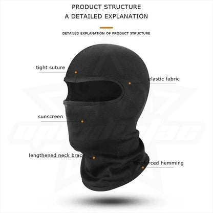 OPHIDIAN Cycling Hood Windproof Sports Headband Motorcycle Hood Sunscreen Mask Bicycle Racing Cycling Helmet Inner Cap