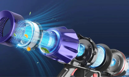 Laresar V7 500W 50KPA Suction Power Cordless Vacuum Cleaner  Handheld smart Home appliance Removable Battery Dust Cup - ALPENZO