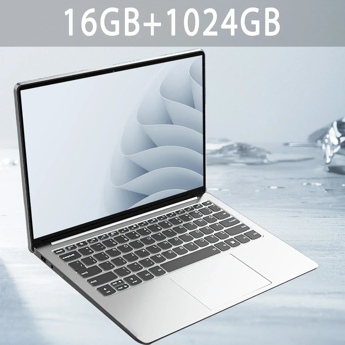 Laptop Intel Pentium N3700 16GB RAM 1024GB SSD Notebook 1920*1080 Resolution Windows 11 Unlock Computer Office Study gamer PC - ALPENZO