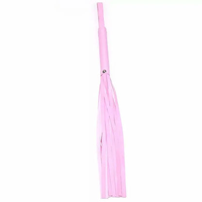 High Quality Pu Leather Pimp Whip Racing Riding Crop Party Flogger Hand Cuffs Queen Black Horse Riding Whip