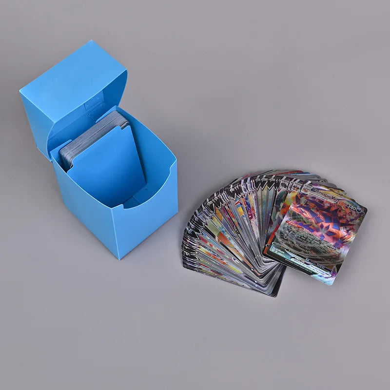 Deck Trading Cards Box for 100+ Game Baseball Card Storage Box Playing Card Carrying Case for Family Party Games Supplies