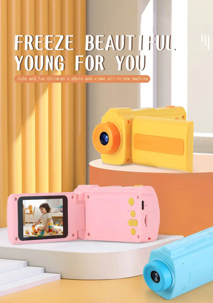 Kids Video Camcorder 1080P 20 MP High Resolution Portable Mini Digital Camera with 2.4 Inch Large Display Screen Birthday Gifts ALPENZO