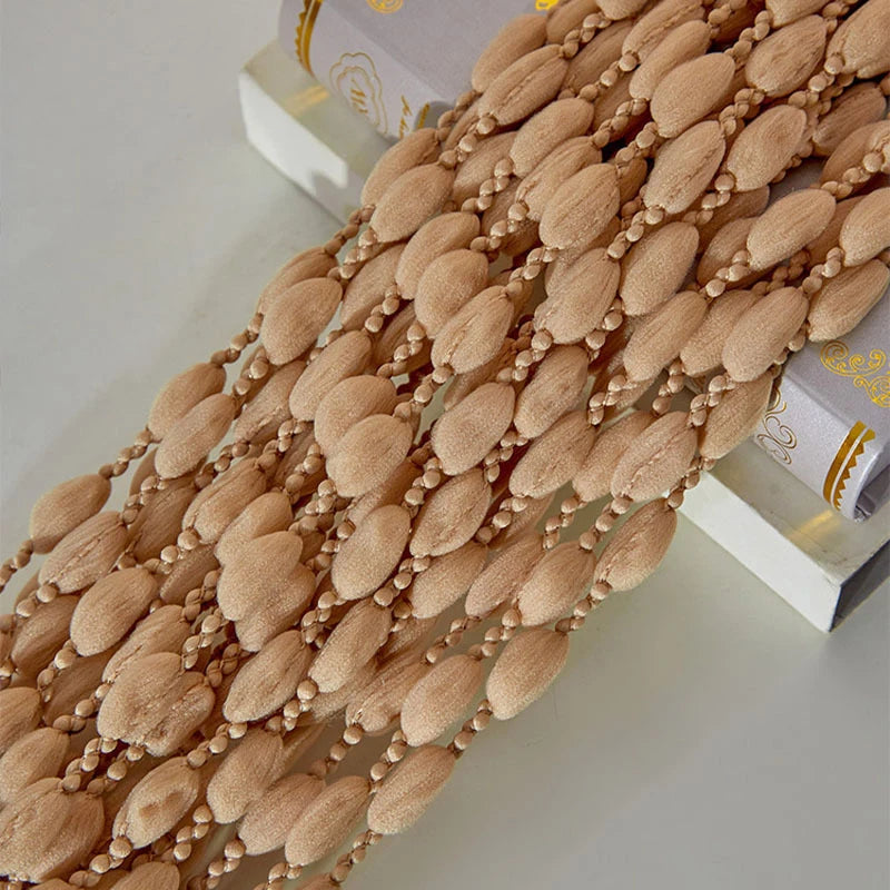 1*2M Beaded String Curtain Door Curtain Bead Thread Tassel Curtain Window Wall Panel Room Divider Doorway Home Wedding Acces - ALPENZO
