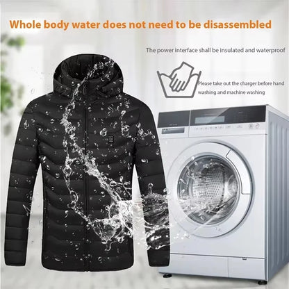 Heated Jacket 21 Areas /2 Areas Winter Men's Women's skiing Jacket USB Electric Heating Jacket Heated Vest Moto Thermal Clothes