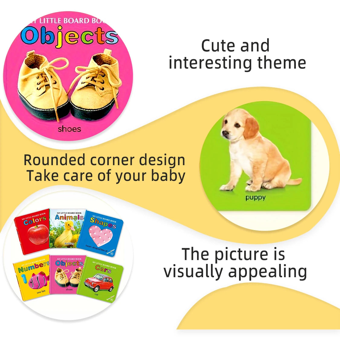 0-2 Years English Children Cognitive Books Children's Enlightenment Books Children's Early Education Books Gifts ALPENZO