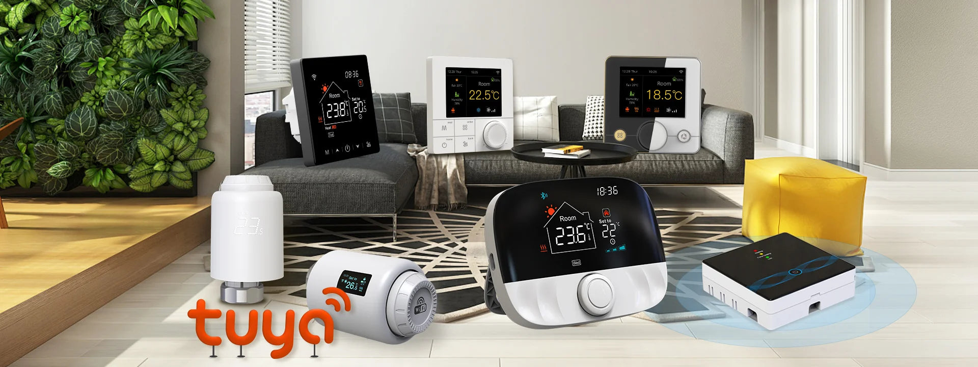 Tuya Smart Home Wifi Room Thermostat For Underfloor Heating Smart Thermostat for Gas Boiler 220V Temperature Controller Alexa - ALPENZO
