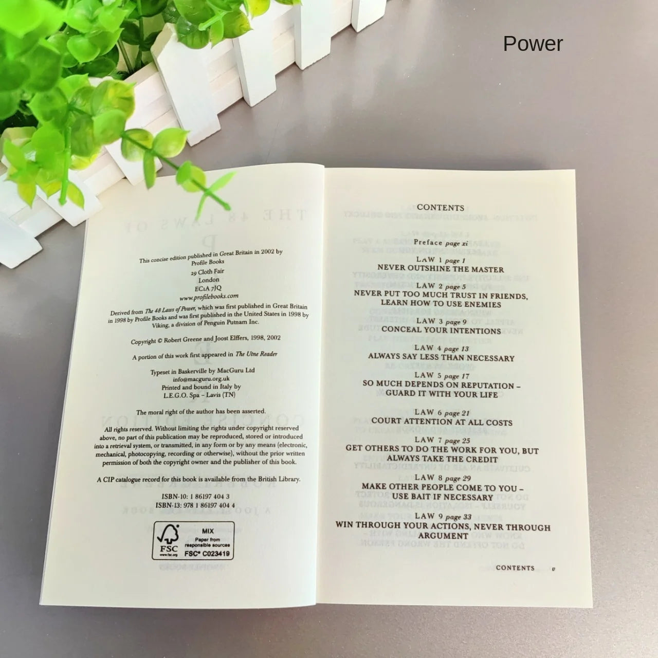 The Concise 48 Laws of Power English Book By Robert Greene Political Leadership Political Philosophy Motivation Books for Adult ALPENZO