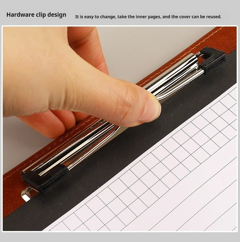 Multifunctional A4 Conference Folder Business Stationery Folder Leather Contract File Folders ALPENZO