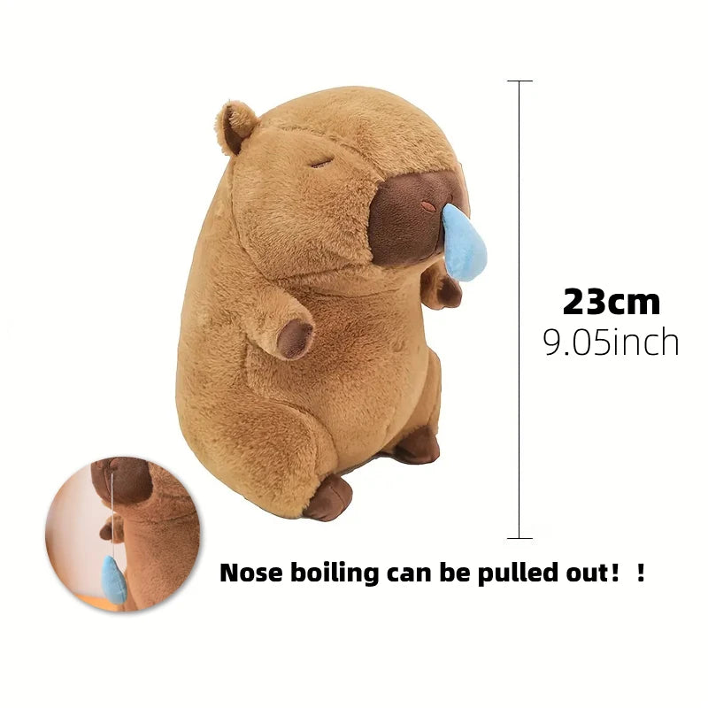 23cm Capybara Plush Simulation Capibara Anime Fluffty Toy Cute Doll Stuffed Animals Soft Doll Plush Christmas Thanksgiving Gift ALPENZO