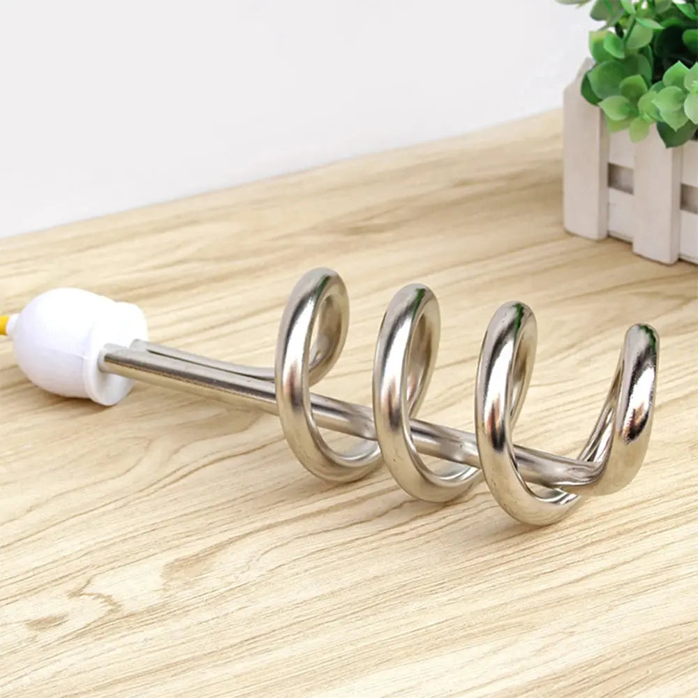 Mini 220V 600W Electric Water Heater Instant Boiling Hot Water Milk Coffee Travel Hotel Portable Stainless Steel Heaters EU Plug - ALPENZO