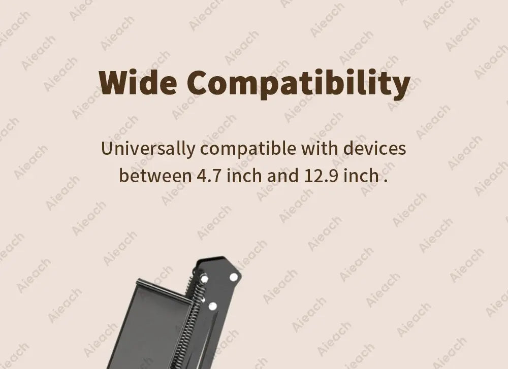 Tablet Holder for Bed with Long Metal Arm iPad Stand Tablet Bracket 360° Rotating Bed Phone Mount for 4.5~12.9 inch Phone Tablet - ALPENZO
