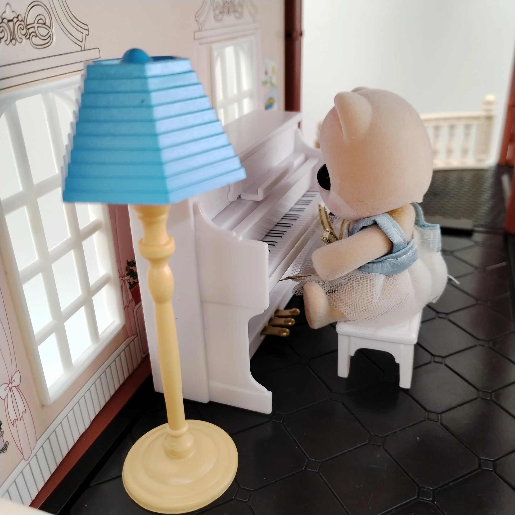 miniature items dollhouse furniture accessories living room bedroom supermarket shopping games family interaction doll kids toys ALPENZO