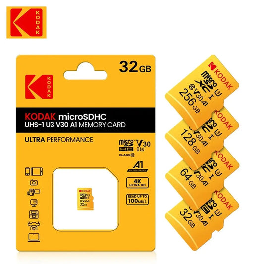 KODAK Micro SD Card Driving Recorder 64GB Memory Card For Mobile Phone PC Earphone Speaker HD Camera - ALPENZO