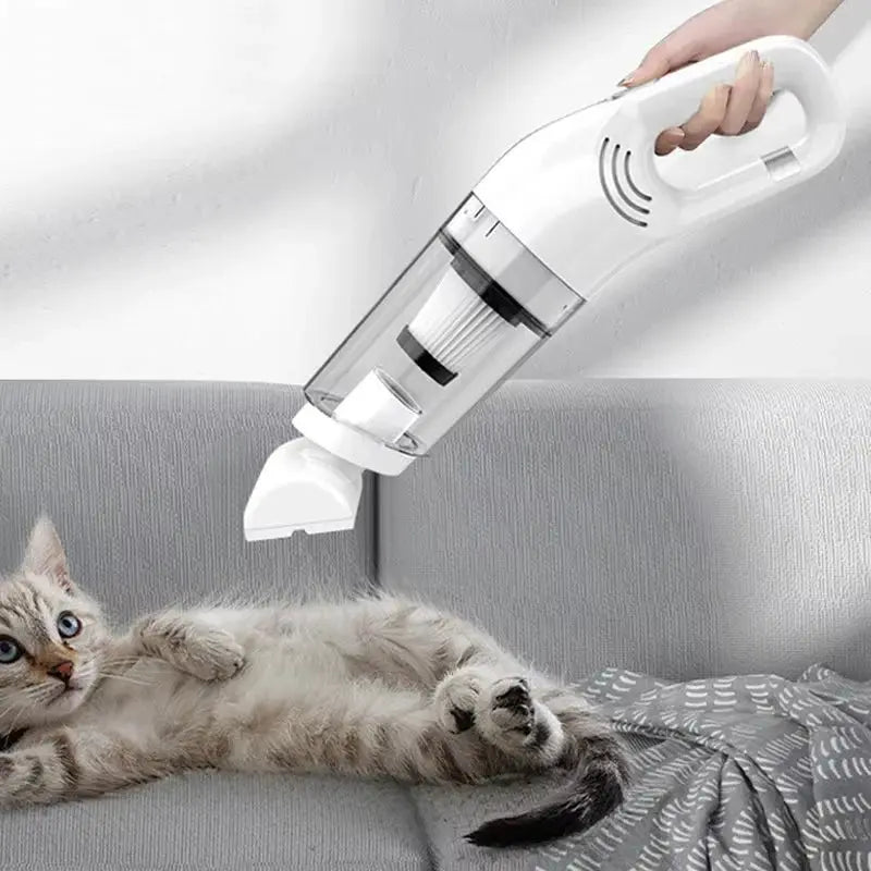 Handheld Home Vacuum Cleaner Rechargeable Portable Vacuum Cleaner Car Home Dual Purpose Wireless Dust Catcher Pet Hair 10000PA - ALPENZO