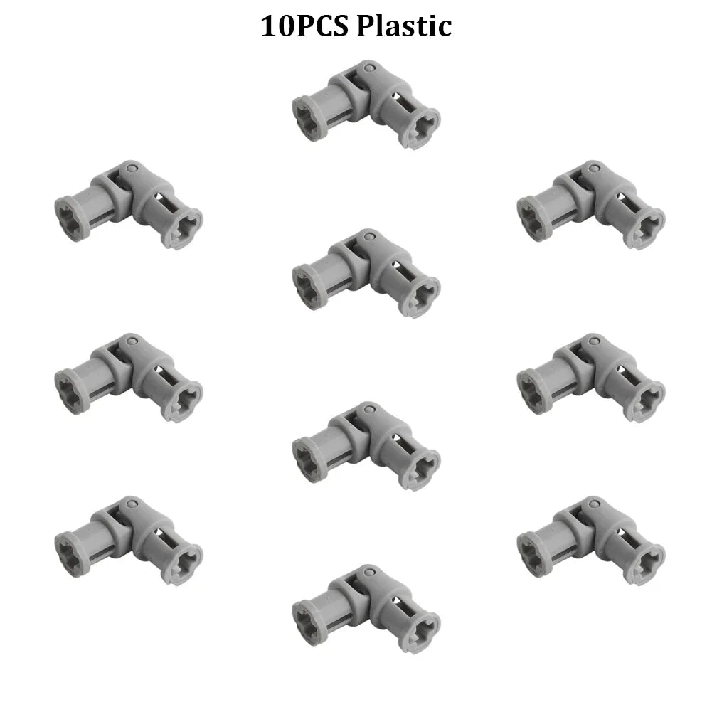 10PCS Plastic Universal Joint Metal Universal Joint 3L MOC Power Functions 61903 Shaft Compatible With Legoeds Bricks ALPENZO
