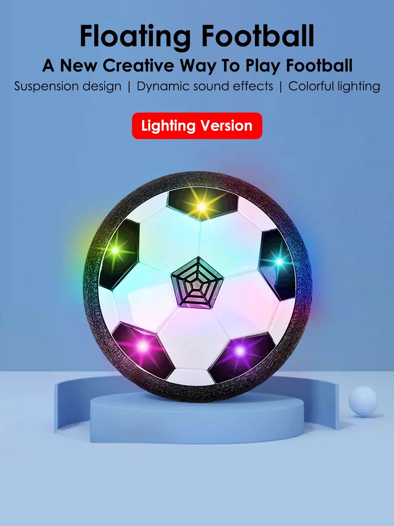 1pcs Floating Football Children's Interactive Football Electric Indoor Parent-child Interactive Sports Toys Creative Sports Toy ALPENZO
