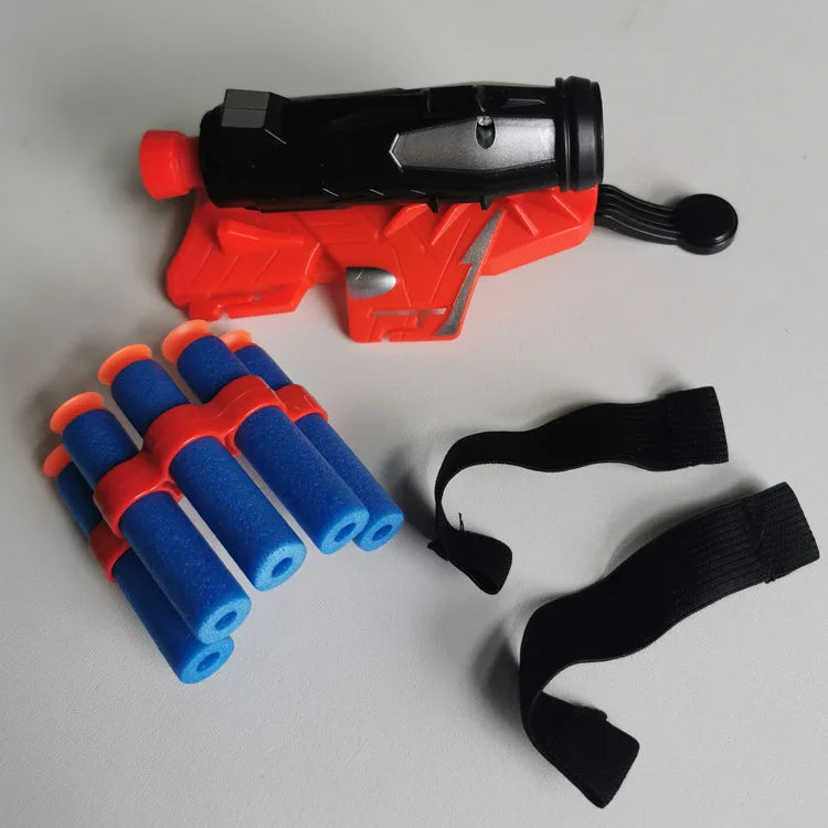 Soft Bullets Launcher Spray Wrist With Gloves Launching Soft Bomb Toy Gun Outdoor Games Toys ALPENZO