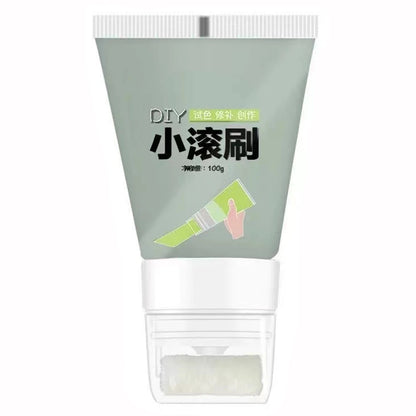 100g White Pink Wall Small Roller Brush Paint Interior Wall Repair Household Wall Graffiti Repair Environmental Protection Paint - ALPENZO