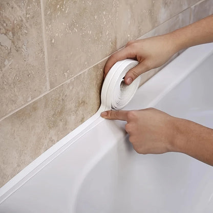 PVC Sealing Strip Tape Bathroom Bath Toilet Caulk Tape Self Adhesive Waterproof Mildew Proof Tapes For Kitchen Sink Wall Corner - ALPENZO