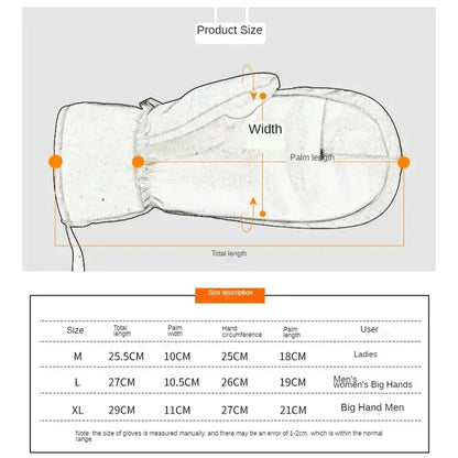 New 2025 Men Women Winter Touch Screen Waterproof Windproof Thermal Thick Snowboarding Snow Gloves Snowmobile Skiing Mittens
