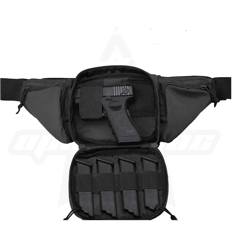 OPHIDIAN Multifunctional waist bag Outdoor cycling storage bag Portable invisible waist hanging gun bag accessory bag