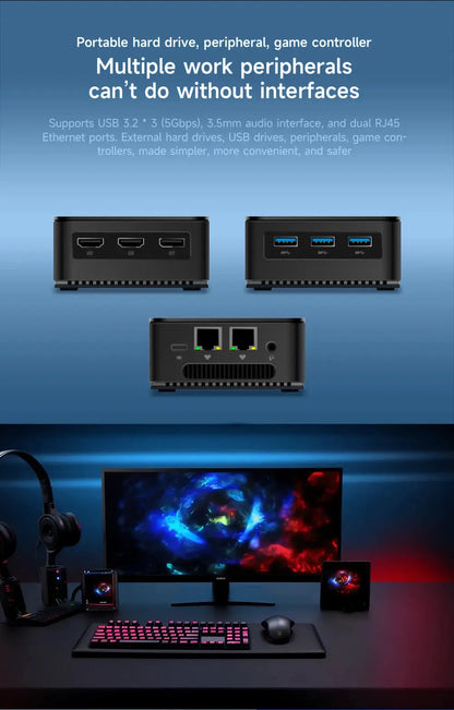 MLLSE G2 Mini PC Windows 11 Pro Alder Lake N100 Intel 12th DDR5 12GB RAM 512GB SSD WiFi 6 BT5.2 Desktop Computer Mini Pc Work - ALPENZO
