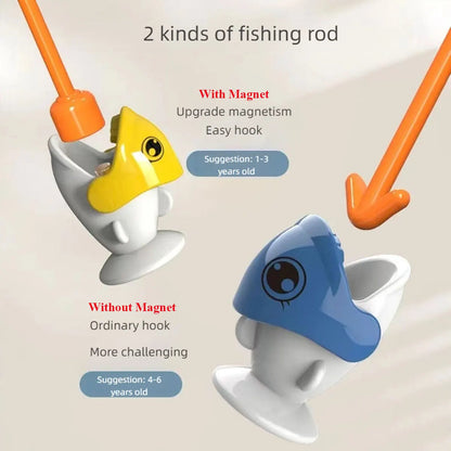 Dinosaur Simple Magnetic Fishing Toys Play Rod Game Toys for Children Baby Montessori with Rod Kids Educational No Rotating Gift ALPENZO
