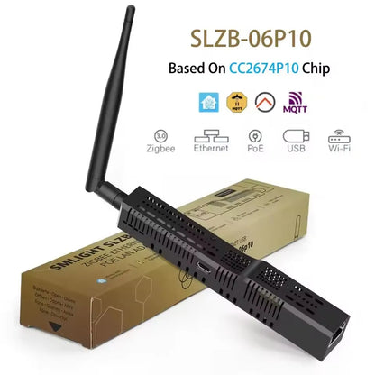 SMLIGHT SLZB-06 – A Zigbee 3.0 to Ethernet, USB, and WiFi adapter with PoE support, works with Zigbee2MQTT, ZHA,Home Assistant - ALPENZO