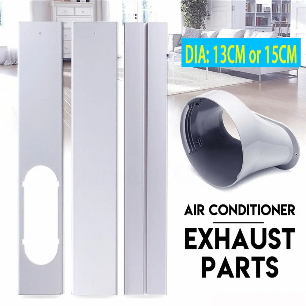Newest Portable Window Kit Slide Plate Adjustable  Adaptor Wind Shield Exhaust Hose Tube Connector Air Conditioner Accessories - ALPENZO