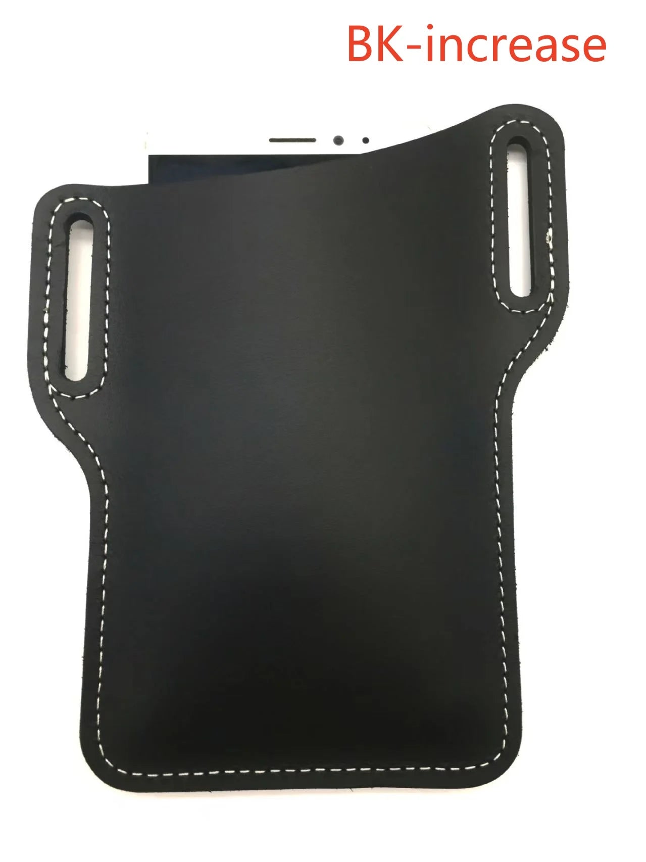 Outdoor storage Retro Horse Leather Phone Waist Bag Wearing Belt Men's Hanging Waist Bag Camping Sports Work Phone Bag