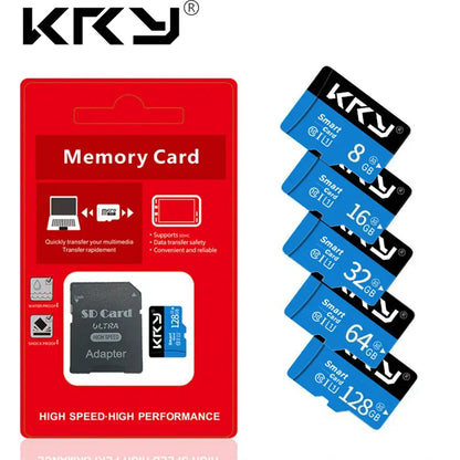 Micro Memory SD Card 128GB 32GB 64GB SD Card SD/TF Flash Card 32 64 128GB Class 10 Memory Card For Phone - ALPENZO