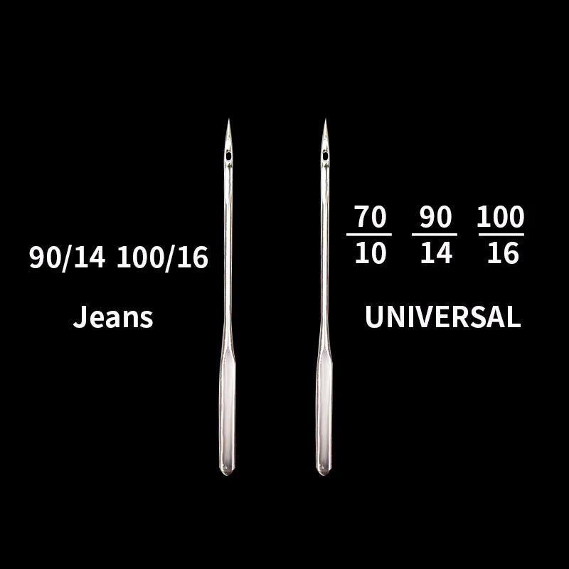 20pcs Sewing Machine Needles Jeans Universal Regular Point Sewing Needles Ball Point Head for Home Sewing Machine Supplies - ALPENZO
