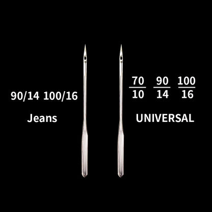 20pcs Sewing Machine Needles Jeans Universal Regular Point Sewing Needles Ball Point Head for Home Sewing Machine Supplies - ALPENZO