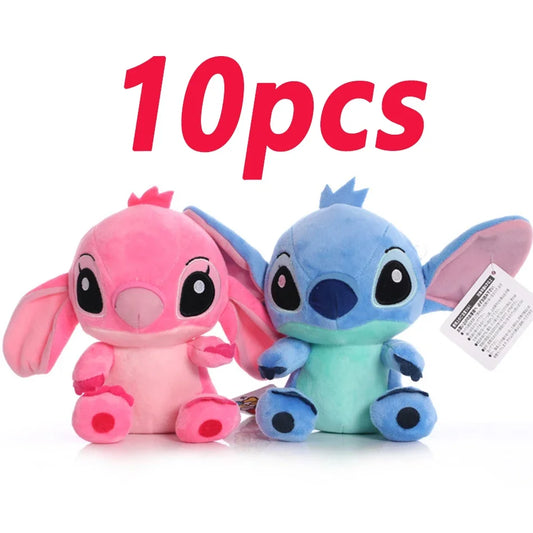 12cm 20cm 25cm Stitch Stuffed Plush Models Cartoon Stuffed Plush Dolls Anime Plush Baby Toys Kawaii Kids Birthday Gift - ALPENZO