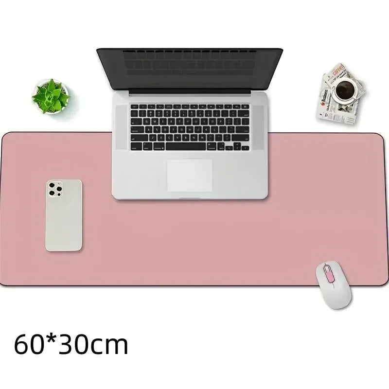 1 Pcs Large Size 60*30mm Office Desk Protector Mat PU Leather Waterproof Mouse Pad Desktop Keyboard Desk Pad Gaming Mousepad ALPENZO