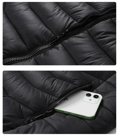 21 Areas Heating Jacket Men's Winter Usb Electric Heating Coat Functional Self-Heating Clothes Outdoor Snow Thick Padded Jacket ALPENZO