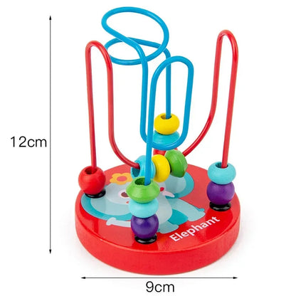 Juguete educativo Montessori en 3D para bebé, bloques de madera coloridos para aprendizaje infantil, regalo de Navidad ALPENZO