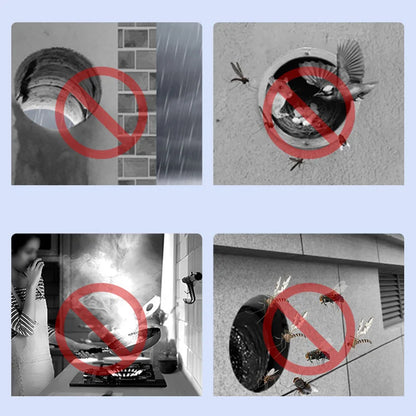 Stainless Steel Wall Ceiling Air Vent Ducting Ventilation Exhaust Grille Cover Waterproof Outlet Heating Cooling Vents Cap - ALPENZO
