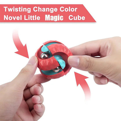 Orbit Ball Toy, Fidget Cubes Top Spinning Toy, as Stress Relief Gifts & Creative Decompression Toys, Puzzle Games for Kids ALPENZO