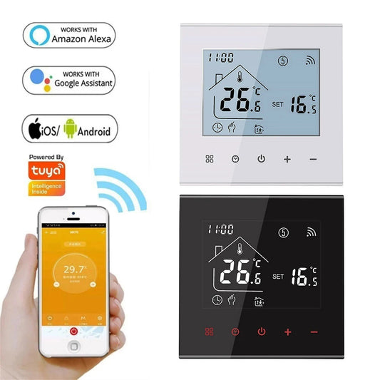 MINCO HEAT M4A Warm Floor Thermostat Tuya WiFi 3A 16A Electric/Gas Boiler/Water Heating Temperature Controller 1PC - ALPENZO