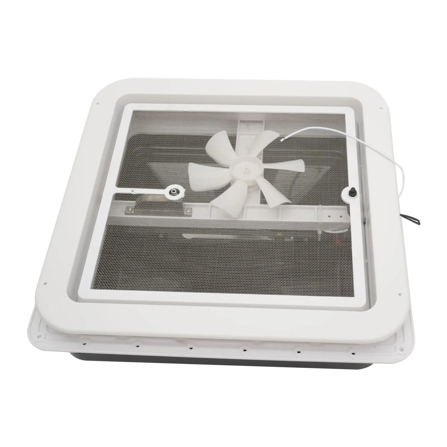 Roof Vent Fan Camper Van Motorhome RV Caravan Skylight Vent 42cmx42cm Dustproof - ALPENZO