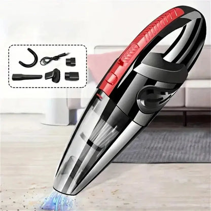 Portable Car Wireless Vacuum Cleaner Powerful Suction Rechargeable Handheld Vacuum Cleaner Quick Charge for Car Home Pet Hair - ALPENZO